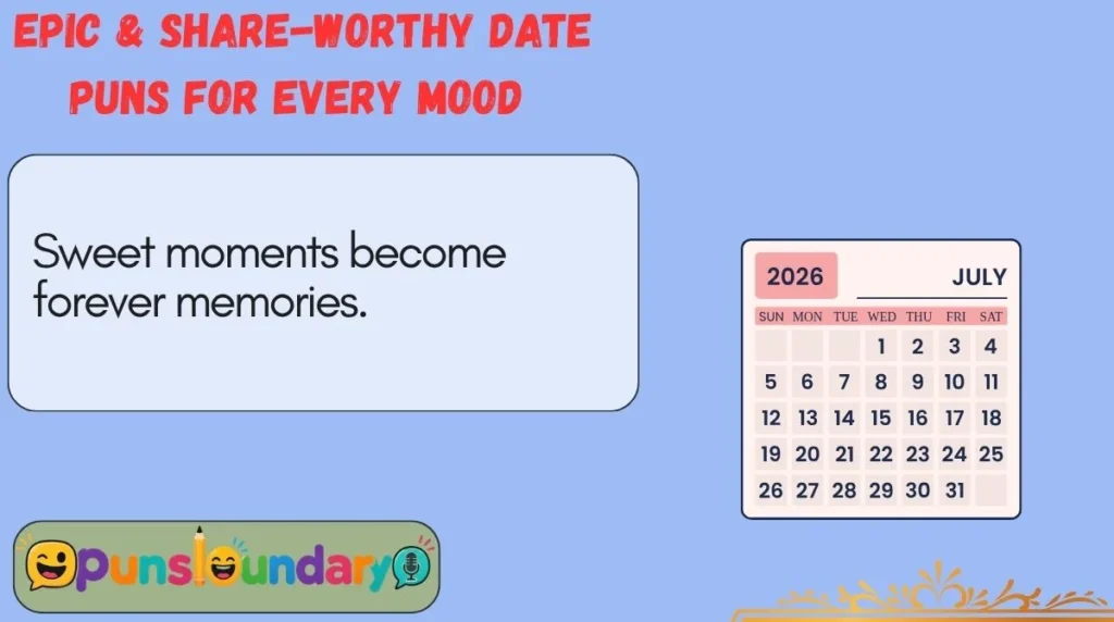 Epic & Share-Worthy Date Puns for Every Mood 