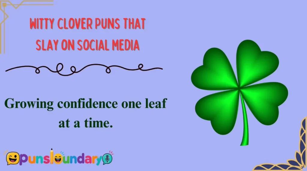 Witty Clover Puns That Slay on Social Media