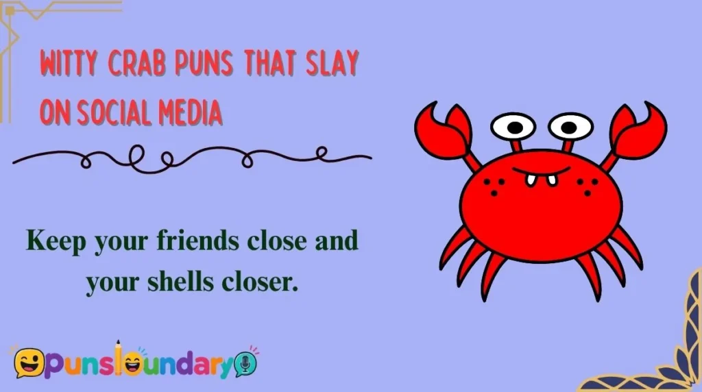 Witty Crab Puns That Slay on Social Media