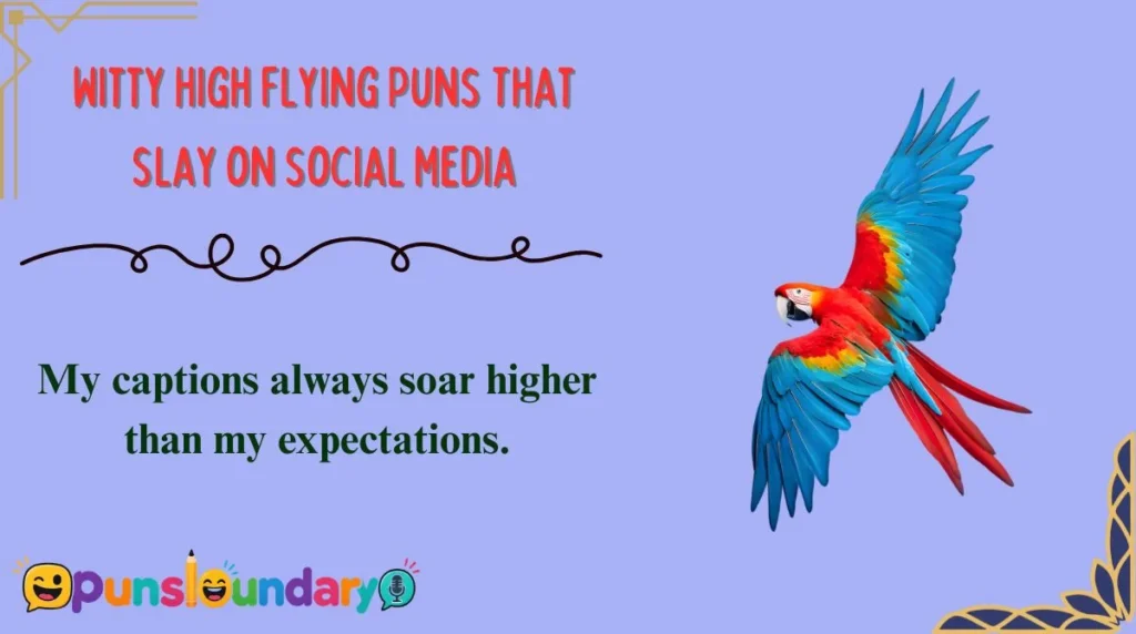 Witty High Flying Puns That Slay on Social Media