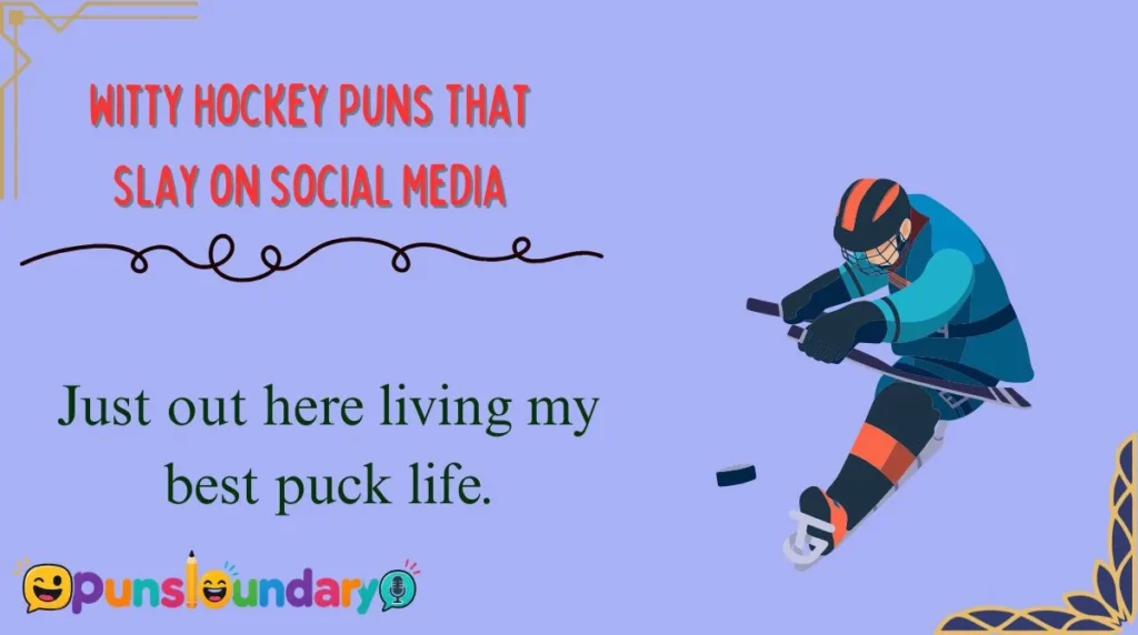Witty Hockey Puns That Slay on Social Media