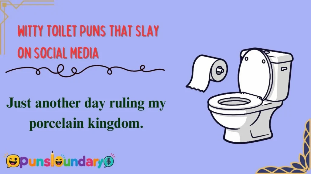 Witty Toilet Puns That Slay on Social Media
