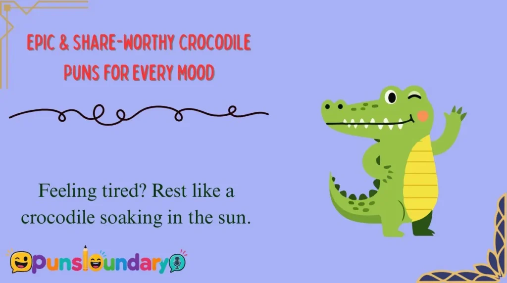 Epic & Share-Worthy Crocodile Puns for Every Mood