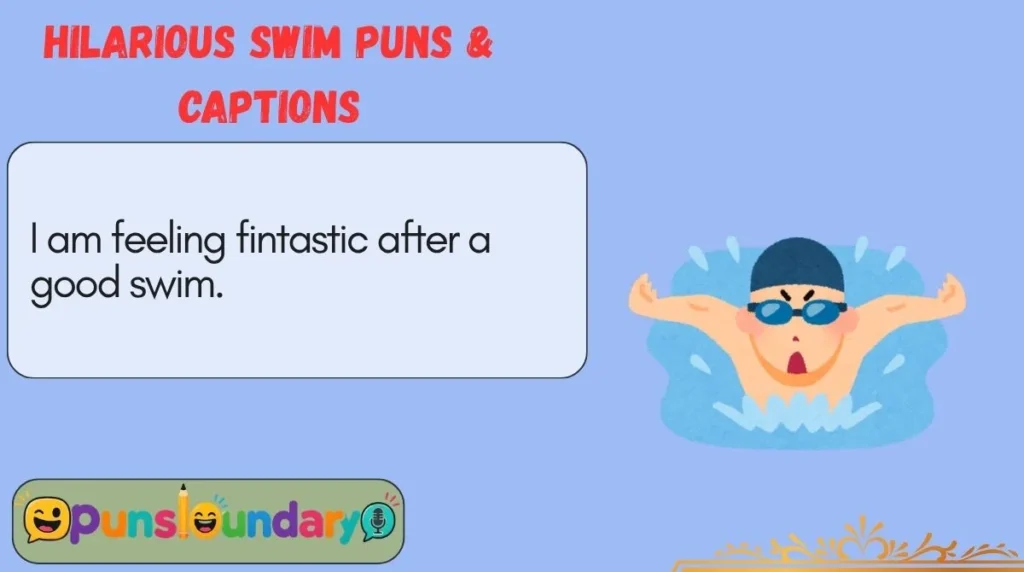 Hilarious Swim Puns & Captions