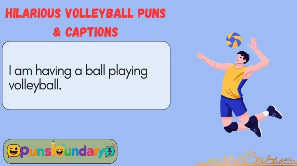 Hilarious Volleyball Puns & Captions