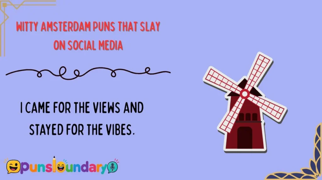Witty Amsterdam Puns That Slay on Social Media