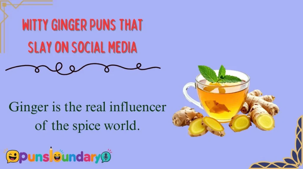 Witty Ginger Puns That Slay on Social Media