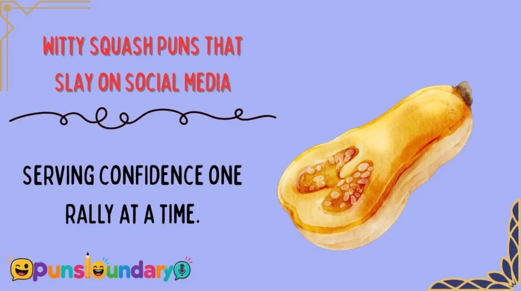 Witty Squash Puns That Slay on Social Media