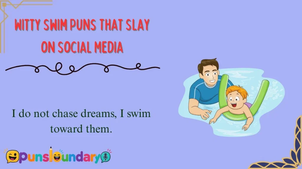 Witty Swim Puns That Slay on Social Media
