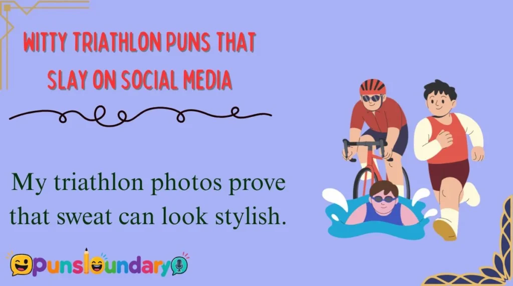 Witty Triathlon Puns That Slay on Social Media