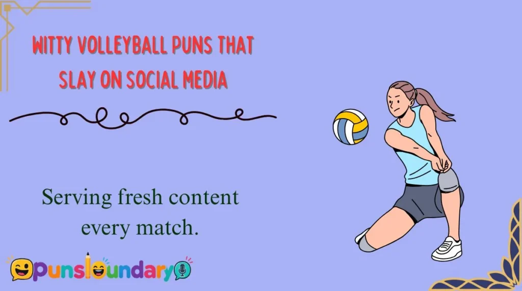 Witty Volleyball Puns That Slay on Social Media