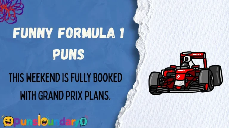 Funny Formula 1 Puns