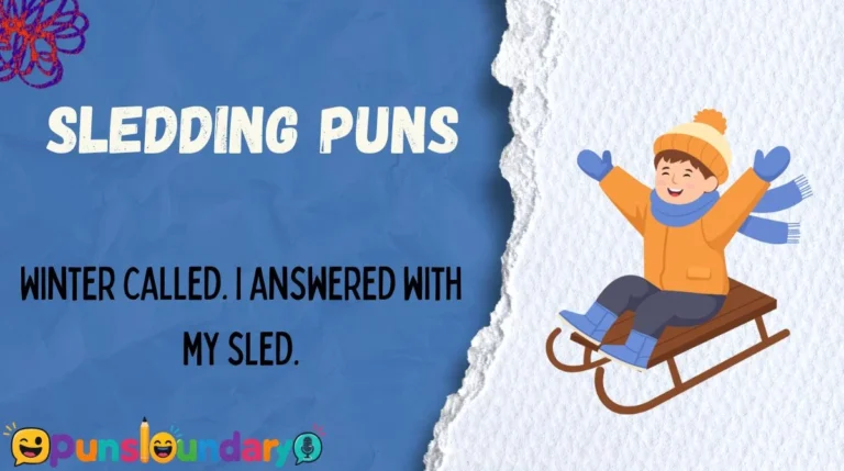 Sledding Puns