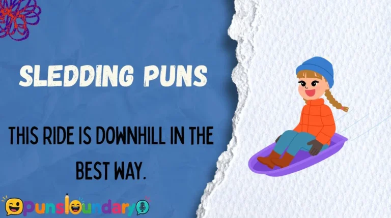 Sledding Puns