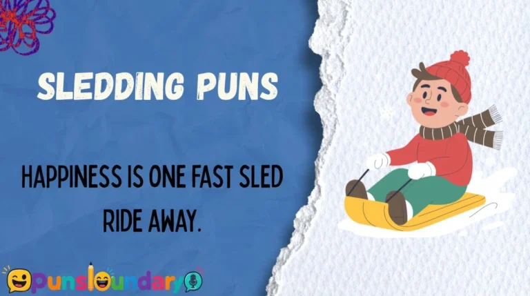 Sledding Puns